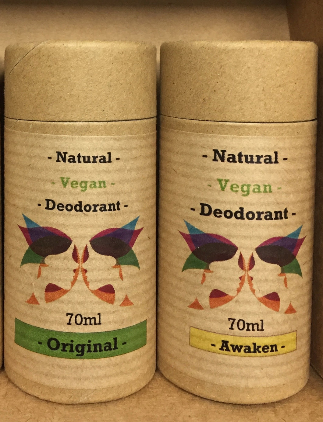 Natural Deodorant 70ML Twin Pack - Vegan Range - Gift Ideas