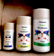 All Of One Size 70ML, 40ML & 15ML  Vegan Friendly Natural Deodorant - All Size Pack